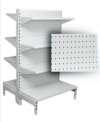 White 1m shelving